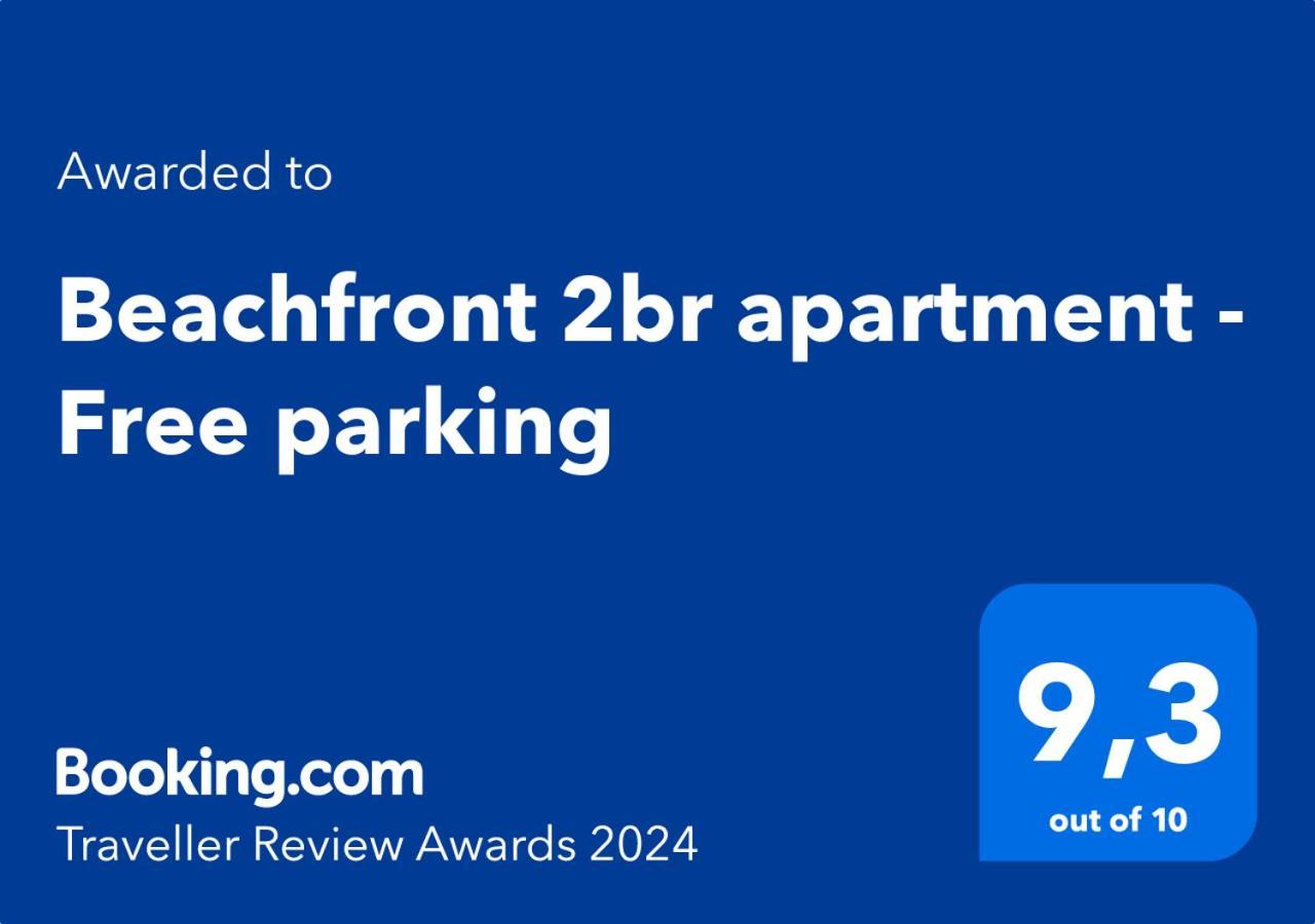 Beachfront 2Br Apartment - Free Parking Livadi  Dış mekan fotoğraf